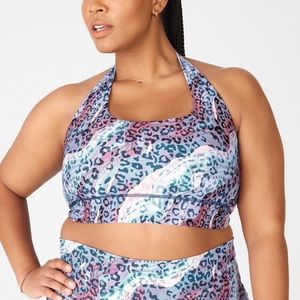 Harlow Halter Reversible Sports Bra 1X